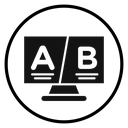A B test icon