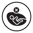 Abortion of fetus icon