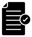 Accept document icon