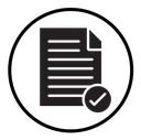 Accept document icon