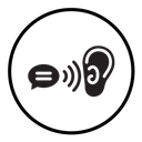 Active listening icon