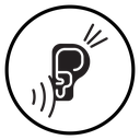 Active listening icon