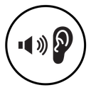 Active listening icon
