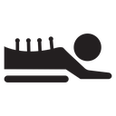 Acupuncture therapy icon