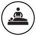 Acupuncture therapy icon