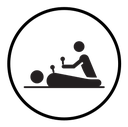 Acupuncture therapy icon