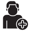 Add a new user icon