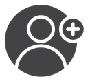 Add a new user icon