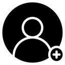 Add a new user icon