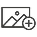 Add photos icon