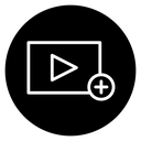 Add video icon