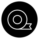 Adhesive tape icon