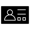Admin panel Black Filled icon