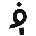 Afghan afghani currency icon