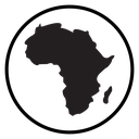 Africa map icon