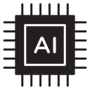AI chip icon