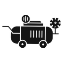 Air compressor pump icon