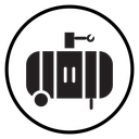 Air compressor pump icon