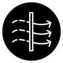 Air purification icon