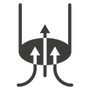 Air suction icon
