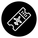 Air tickets icon