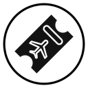 Airline ticket icon