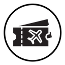 Airline ticket icon