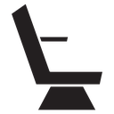 Airplane seat 2 icon