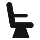 Airplane seat icon