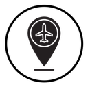 Airport location icon
