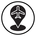 Airport location icon