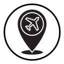 Airport location icon