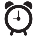 Alarm clock icon