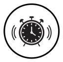 Alarm clock icon