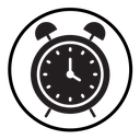 Alarm clock icon