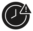 Alarm exclamation icon