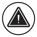 Alarm exclamation icon