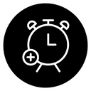 Alarm plus icon