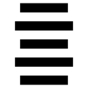 Align Center Text Lines icon