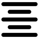 Align Center Text Lines icon