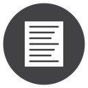 Align Left Text Black Filled icon
