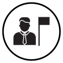 Ambassador Black Filled icon