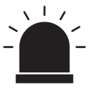 Ambulance siren icon