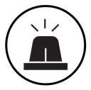 Ambulance siren icon