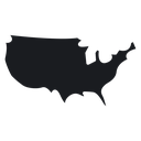 America map icon
