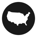 America map icon