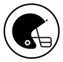 American football helmet icon