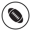 American Rugby ball icon