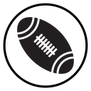 American Rugby ball icon