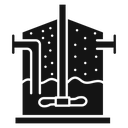 Anaerobic digestion biomass icon